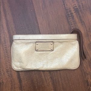 Kate spade gold wallet